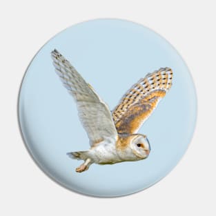 Barn Owl in Flight Pin