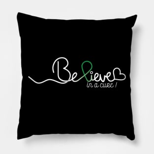 Believe- Adrenal Cancer Gifts Adrenal Cancer Awareness Pillow