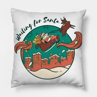 Waiting For Santa Pillow