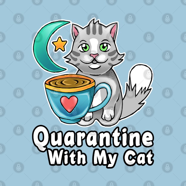 Corona Virus Quarantine Funny Cat by dnlribeiro88