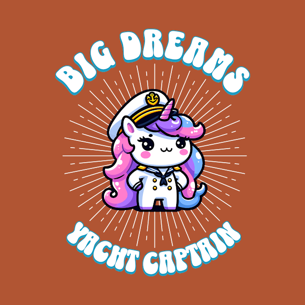 Big Dreams Yacht Captain Unicorn Ocean Edition by Pink & Pretty