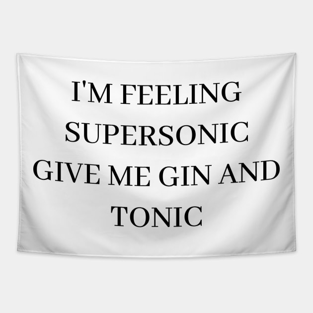 I'm feeling supersonic, give me gin and tonic Oasis Tapestry by ReflectionEternal