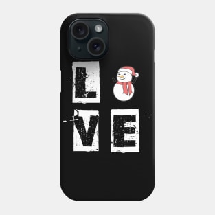 Love Snowman Phone Case