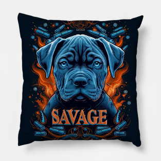 Savage Staffy Pillow