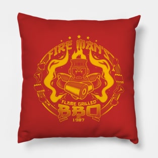 Fire Man's BBQ Pillow