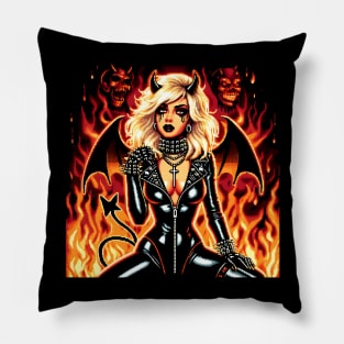 devil girl - succubus devil girl Pillow