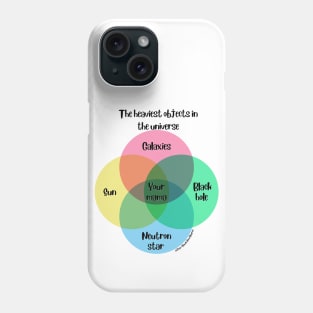 Venn Diagram The heaviest objects in the universe Your Mama Phone Case