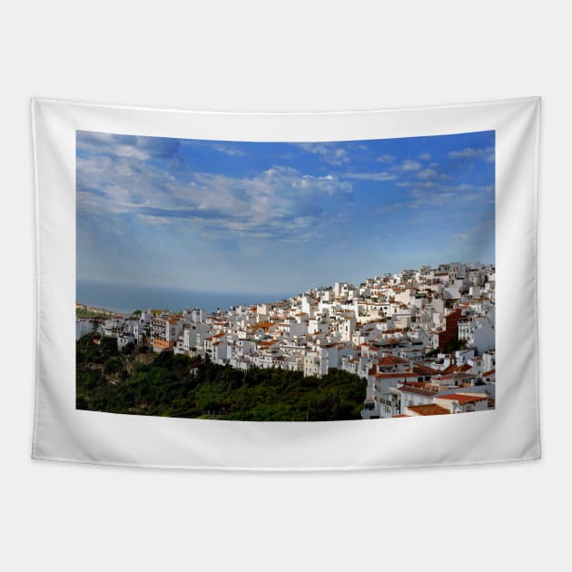 Torrox Costa Del Sol Andalusia Spain Tapestry by AndyEvansPhotos