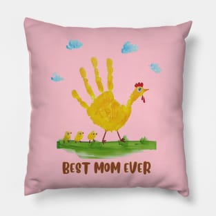 Best mom ever 2023 chicken version Pillow