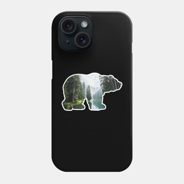 Camping Bear Phone Case by LuisP96