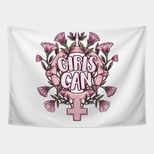Girls Can Tapestry