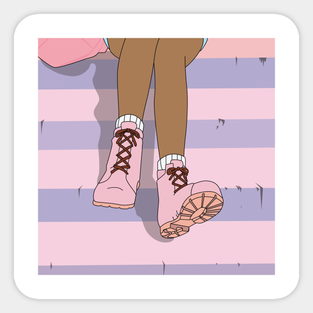 Aesthetic Anime Steps - Anime - Sticker | TeePublic Aesthetic Anime Steps - Anime - Sticker | TeePublic
