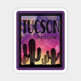 Sunset in Tucson Magnet