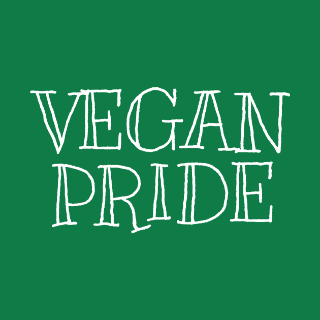 Vegan Pride by LefTEE Designs