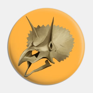 Triceratops Skull Pin