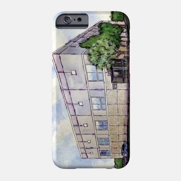 The Office Pam S Watercolor Of Dunder Mifflin The Office Phone