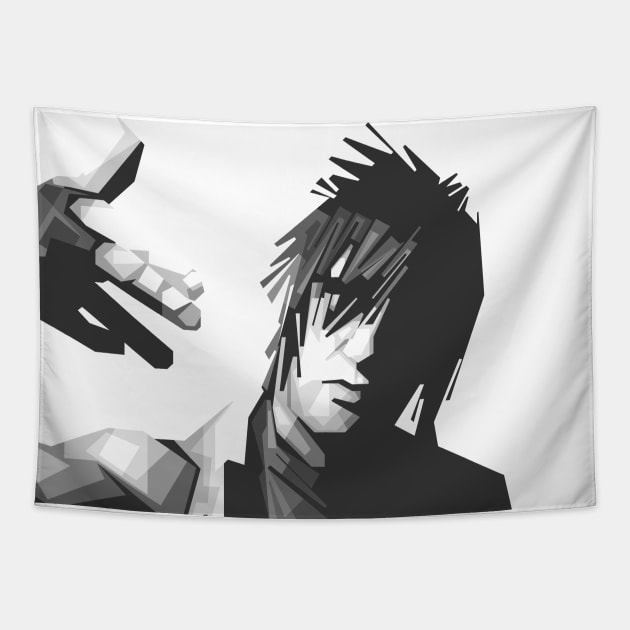 The Rev - Avenged Sevenfold Black & White Tapestry by Paradox Studio