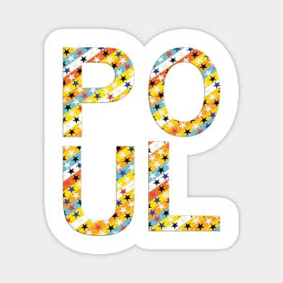 Poul, name, typography Magnet