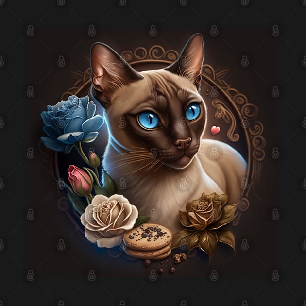 Siamese Portrait by Enchanted Reverie