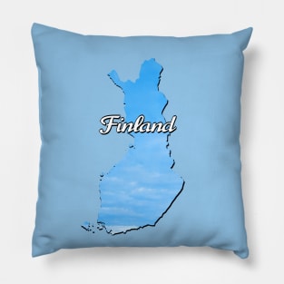 The map of Finland Pillow