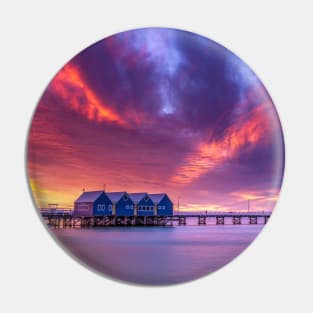 Busselton Sunset Color Burst Pin