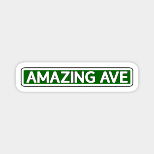 Amazing Ave Street Sign Magnet
