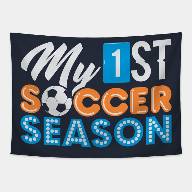 My First Soccer Season Tapestry by phughes1980