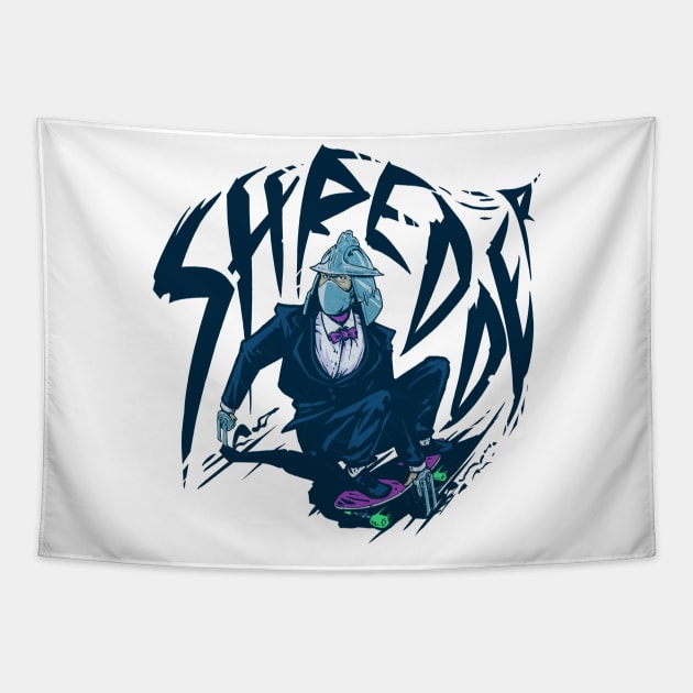 Shredder Tapestry by MeFO