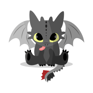 Toothless | Night Fury | How to train your dragon T-Shirt