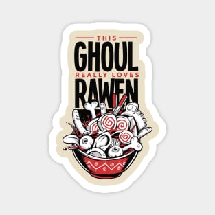 The Japanese ramen girl really loves ramen Magnet