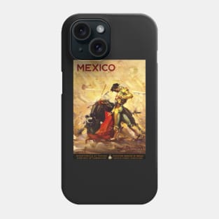 Mexico: Vintage Restored Travel Poster Print Phone Case