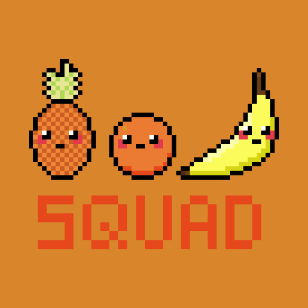 Cute squad pixel art by J0k3rx3