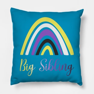 Big Sibling (non binary colors) Pillow