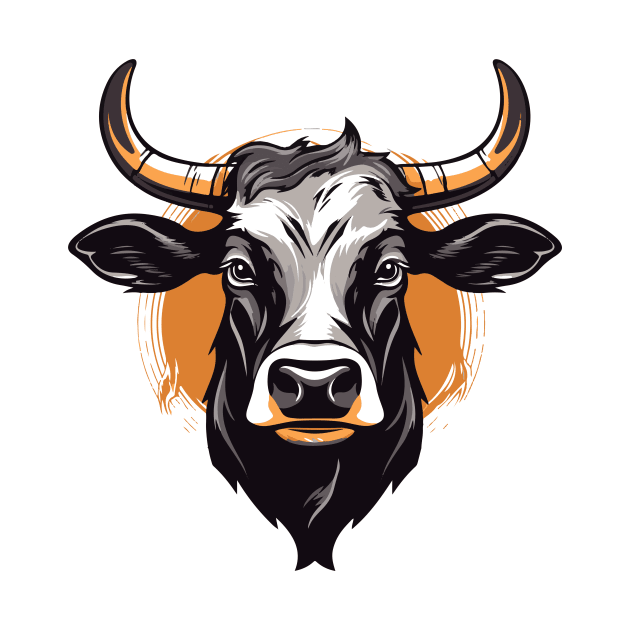 Cow head illustration by Creative Art Store