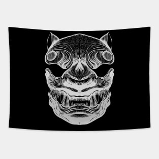 Japanese Tiger Tapestry