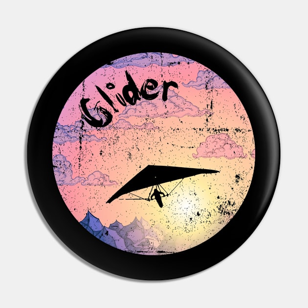 Glider Pilot Pin by Johnny_Sk3tch