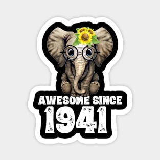 Awesome since 1941 79 Years Old Bday Gift 79th Birthday Magnet