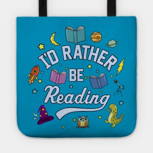 I'd Rather Be Reading Science And Magic Edition Tote