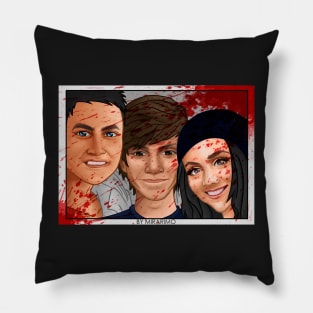 Vincent, Winter and Kai Anderson Pillow