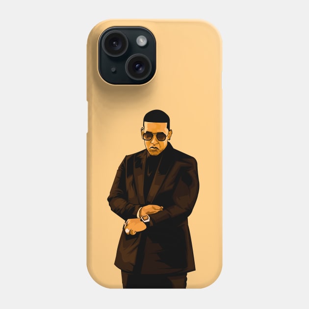 Daddy Yankee Phone Case by Paul Draw