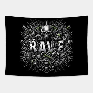 Rave | Rave Party | Futur Rave #A2 T-Shirt Tapestry