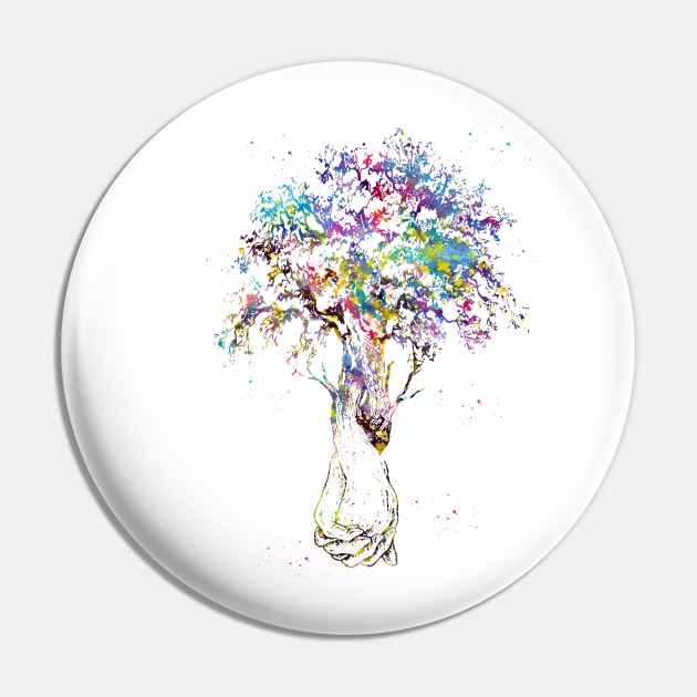 Love Tree Pin by erzebeth