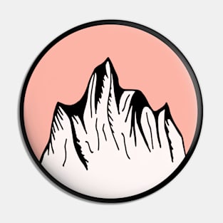 Mountains Sketch V17 Pin