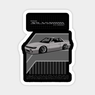 Silvia S13 (gray) Magnet