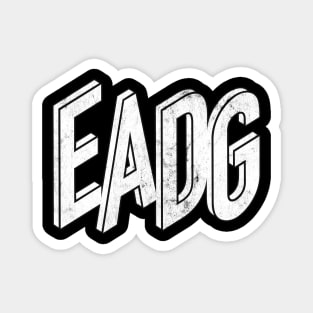 EADG // Bass Guitarist Gift Design Magnet