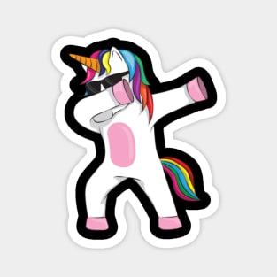 Cute Dabbing Unicorn Shirt Funny Unicorn Dab shirt Magnet