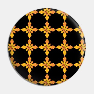 Yellow Crystal star pattern Pin