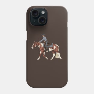 Ranch Riding Paint horse Extended Trot Phone Case