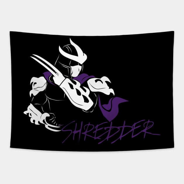 Shredder Tapestry by NDeV Design