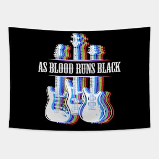 AS BLOOD RUNS BLACK BAND Tapestry